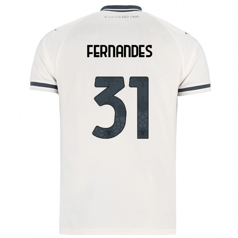 Danxen Mujer Camiseta Saná Fernandes #31 Blanco Marino 2ª Equipación 2025/26 La Camisa México