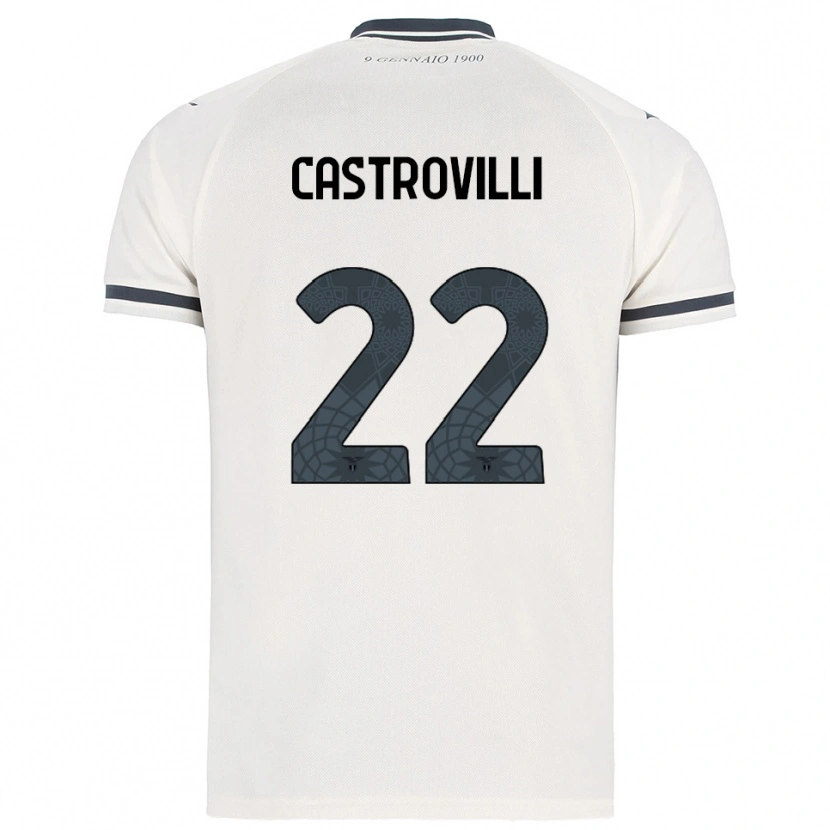 Danxen Mujer Camiseta Gaetano Castrovilli #22 Blanco Marino 2ª Equipación 2025/26 La Camisa México