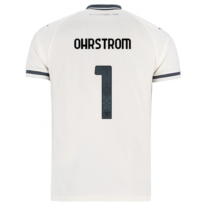 Danxen Mujer Camiseta Stephanie Ohrstrom #1 Blanco Marino 2ª Equipación 2025/26 La Camisa México