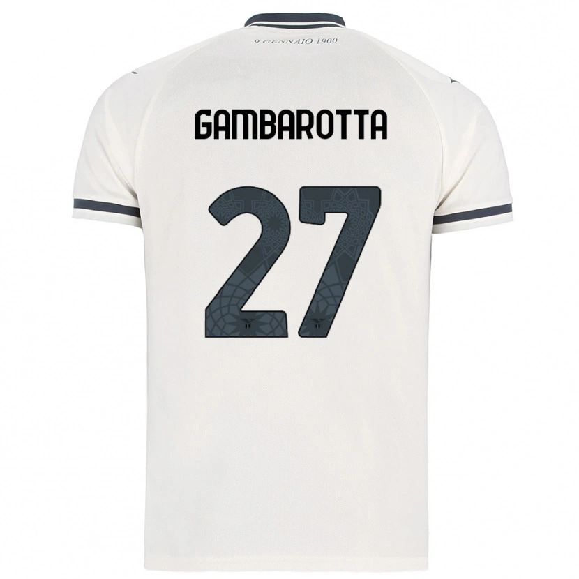 Danxen Mujer Camiseta Margot Gambarotta #27 Blanco Marino 2ª Equipación 2025/26 La Camisa México