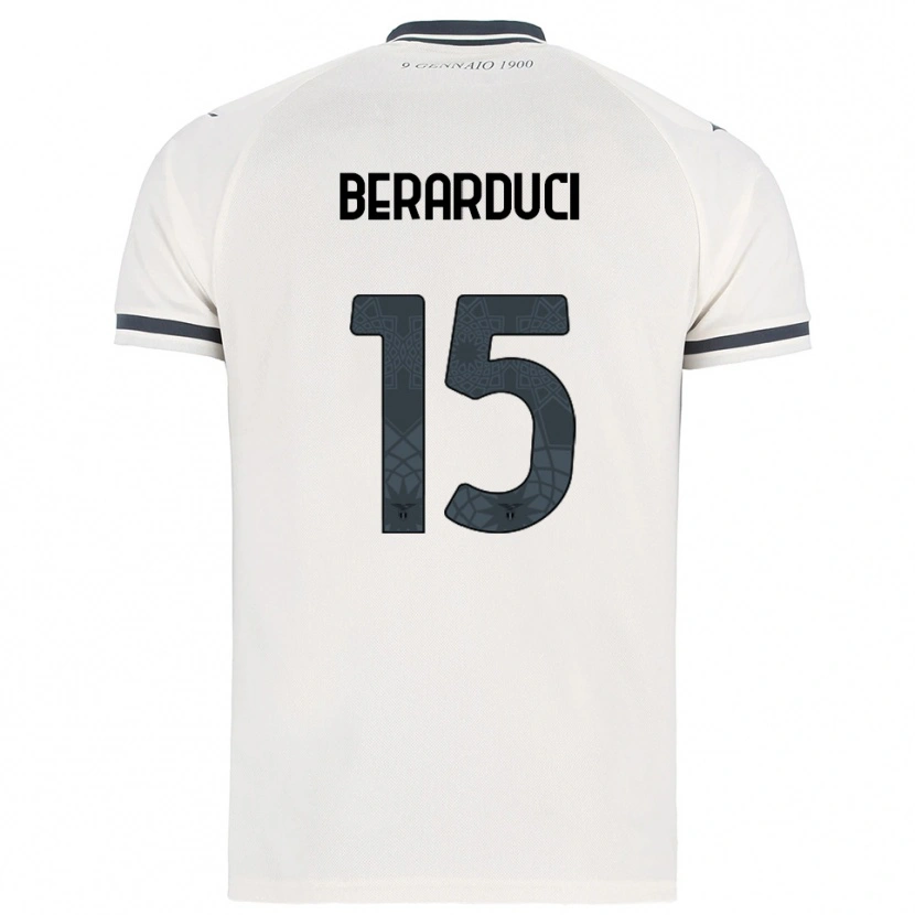 Danxen Mujer Camiseta Martina Berarduci #15 Blanco Marino 2ª Equipación 2025/26 La Camisa México