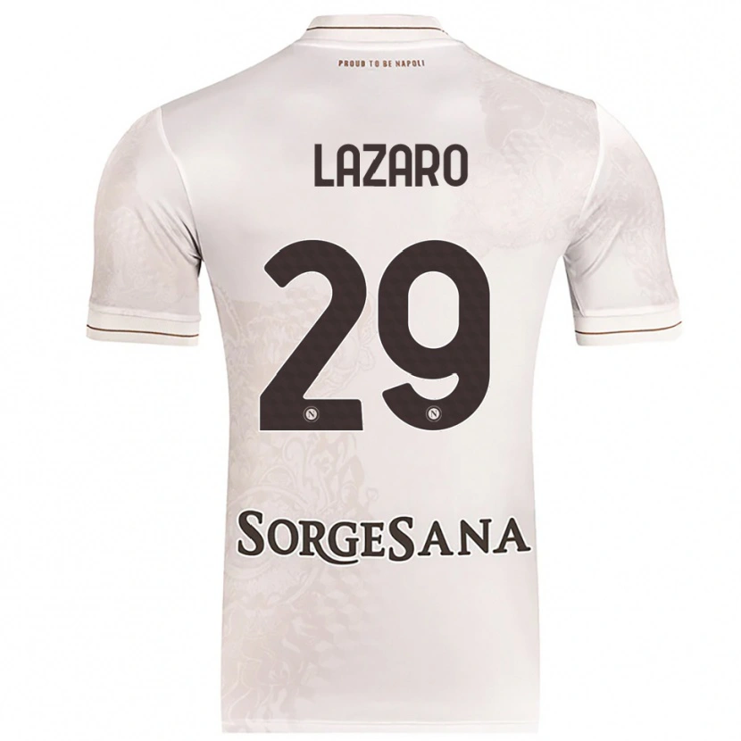 Danxen Mujer Camiseta Paloma Lázaro #29 Champán Marrón 2ª Equipación 2025/26 La Camisa México
