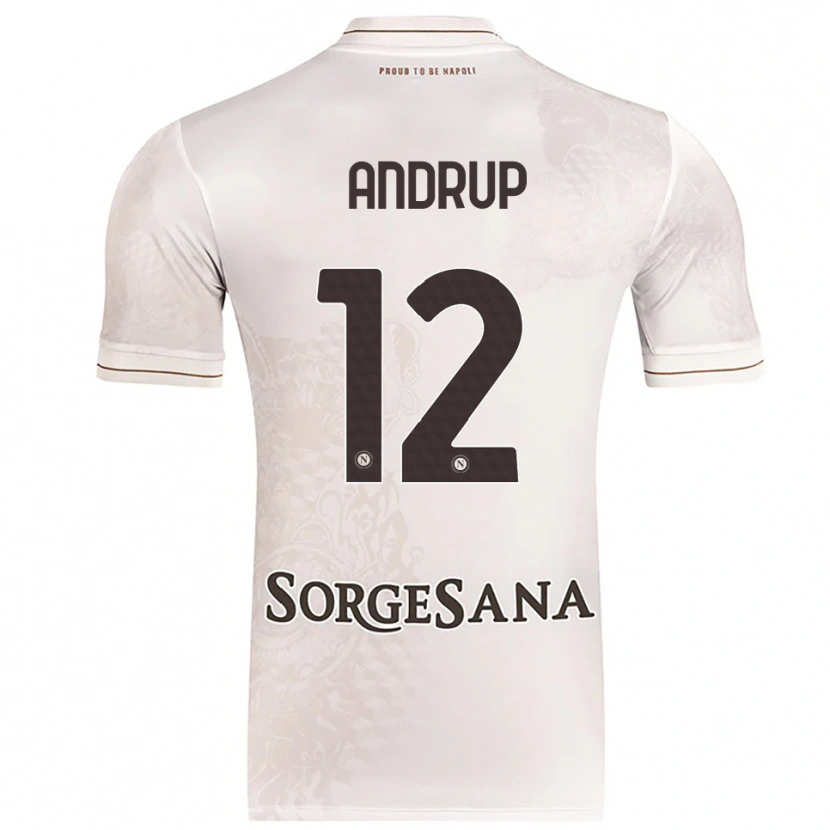 Danxen Mujer Camiseta Klara Lena Elisabeth Andrup #12 Champán Marrón 2ª Equipación 2025/26 La Camisa México