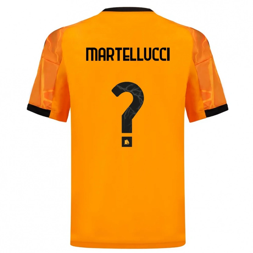 Danxen Mujer Camiseta Federico Martellucci #0 Naranja Negro 2ª Equipación 2025/26 La Camisa México