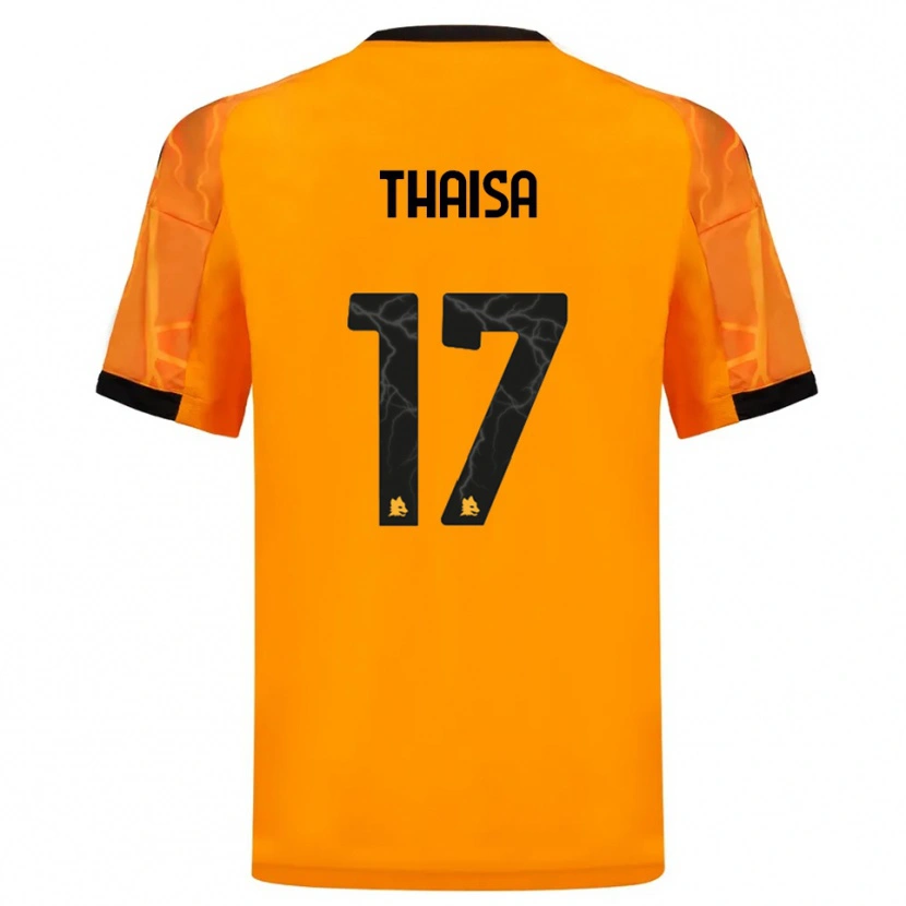 Danxen Mujer Camiseta Thaisa #17 Naranja Negro 2ª Equipación 2025/26 La Camisa México