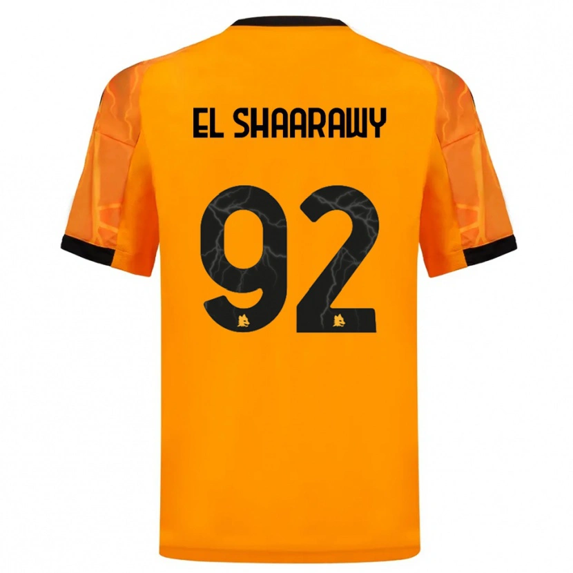 Danxen Mujer Camiseta Stephan El Shaarawy #92 Naranja Negro 2ª Equipación 2025/26 La Camisa México