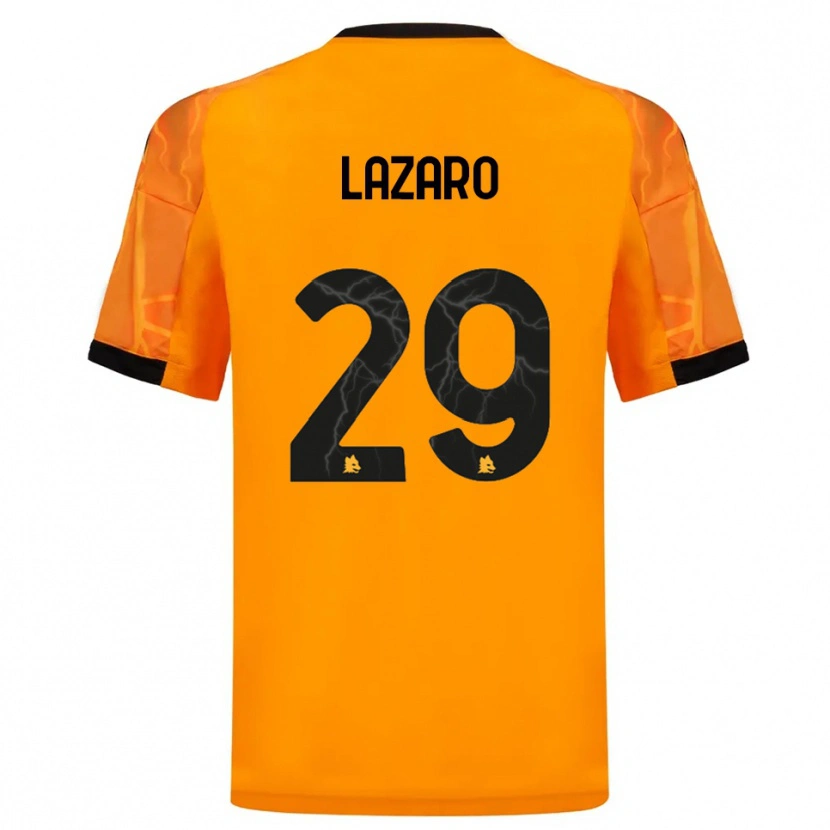 Danxen Mujer Camiseta Paloma Lazaro #29 Naranja Negro 2ª Equipación 2025/26 La Camisa México