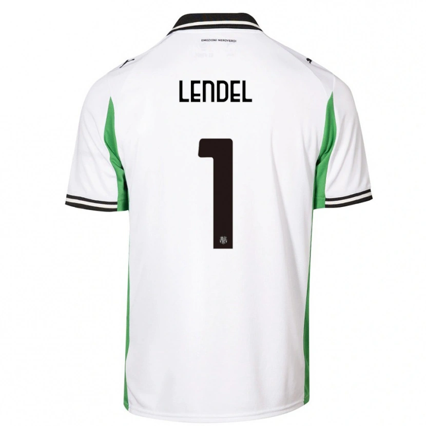 Danxen Mujer Camiseta Davide Lendel #1 Blanco Verde Negro 2ª Equipación 2025/26 La Camisa México
