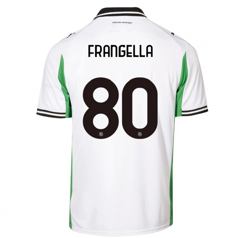 Danxen Mujer Camiseta Christian Frangella #80 Blanco Verde Negro 2ª Equipación 2025/26 La Camisa México