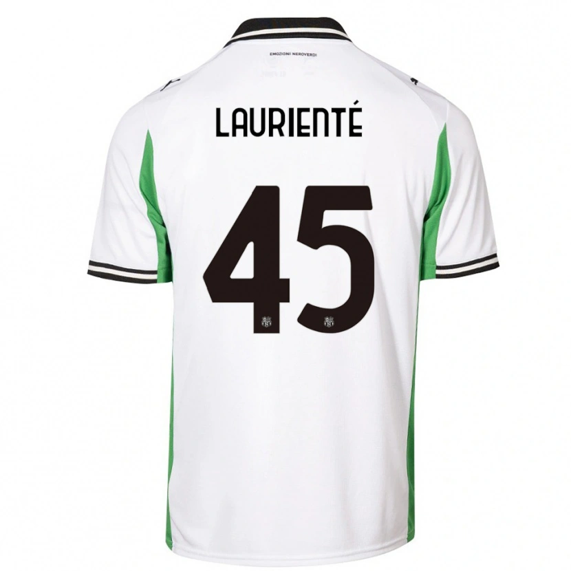 Danxen Mujer Camiseta Armand Laurienté #45 Blanco Verde Negro 2ª Equipación 2025/26 La Camisa México