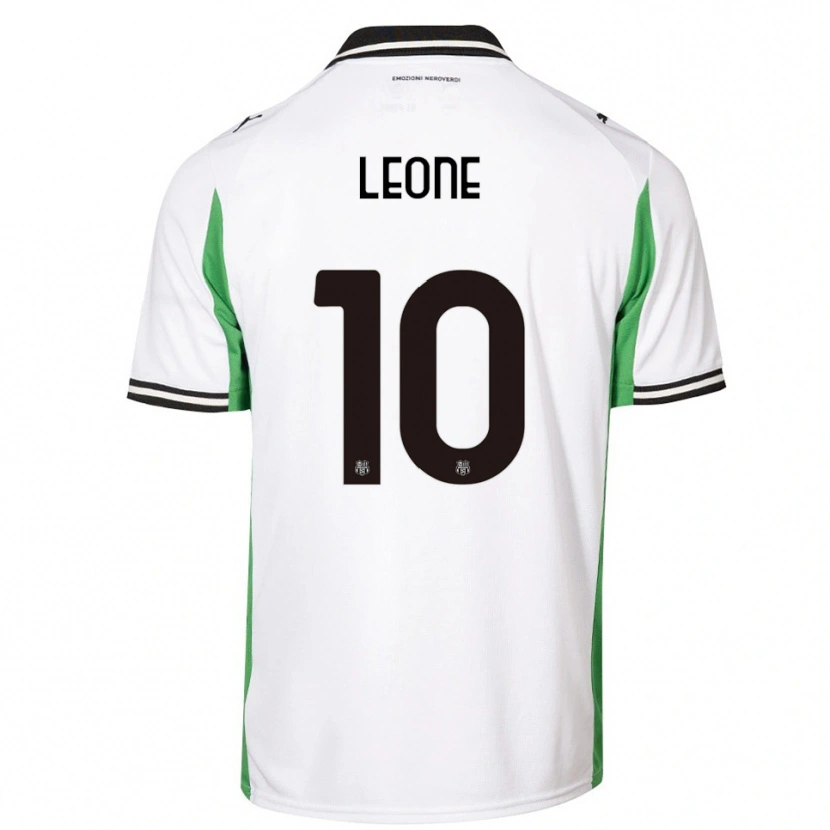 Danxen Mujer Camiseta Kevin Leone #10 Blanco Verde Negro 2ª Equipación 2025/26 La Camisa México
