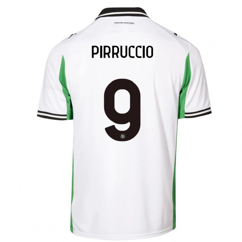 Danxen Mujer Camiseta Federico Pirruccio #9 Blanco Verde Negro 2ª Equipación 2025/26 La Camisa México