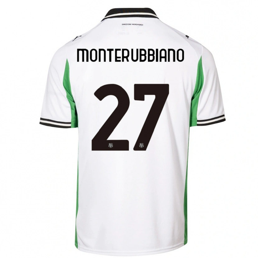Danxen Mujer Camiseta Valeria Monterubbiano #27 Blanco Verde Negro 2ª Equipación 2025/26 La Camisa México