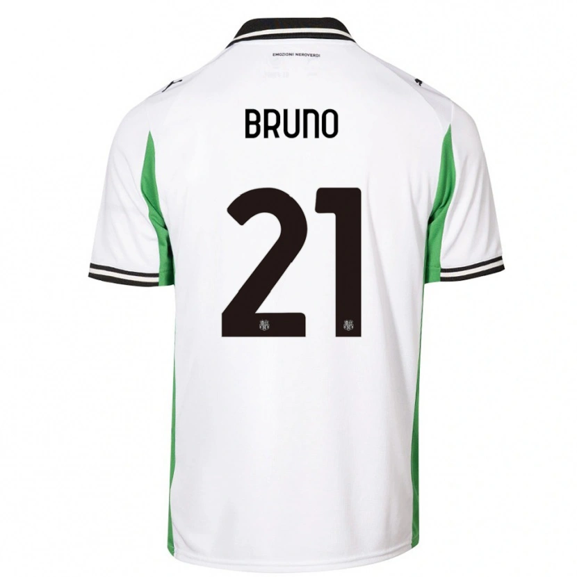Danxen Mujer Camiseta Kevin Bruno #21 Blanco Verde Negro 2ª Equipación 2025/26 La Camisa México