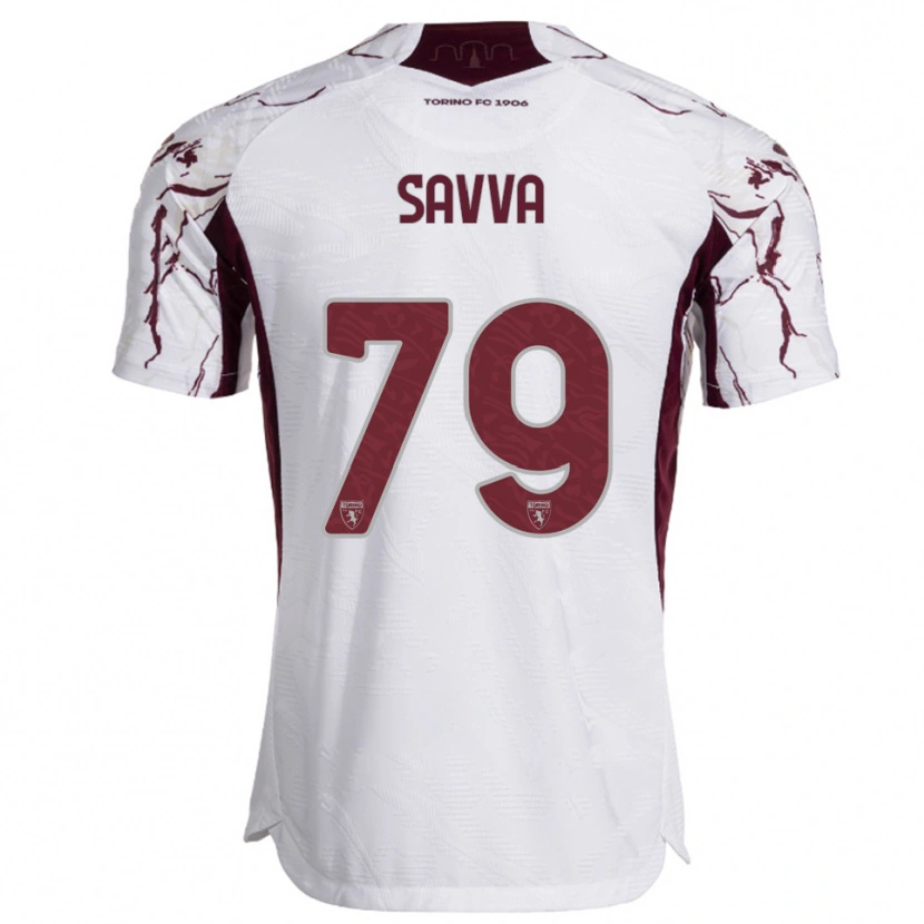 Danxen Mujer Camiseta Zanos Savva #79 Blanco Borgoña 2ª Equipación 2025/26 La Camisa México