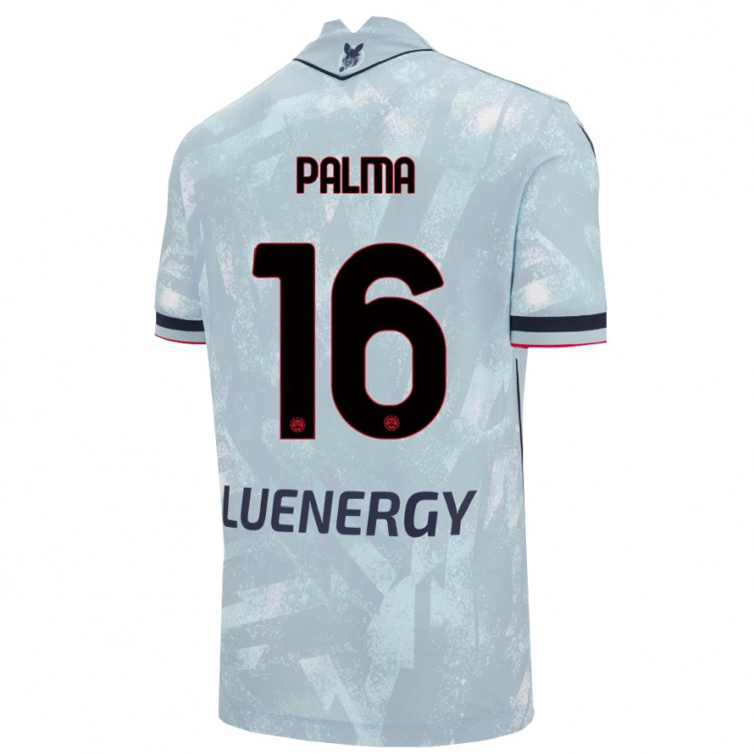 Danxen Mujer Camiseta Matteo Palma #16 Azul Claro Negro 2ª Equipación 2025/26 La Camisa México