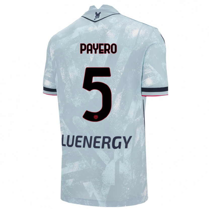 Danxen Mujer Camiseta Martín Payero #5 Azul Claro Negro 2ª Equipación 2025/26 La Camisa México