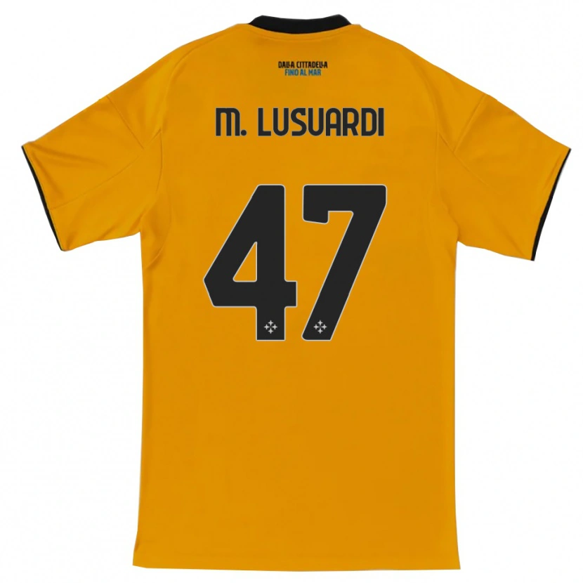 Danxen Mujer Camiseta Mateus Lusuardi #47 Naranja Azul 2ª Equipación 2025/26 La Camisa México