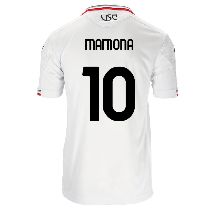 Danxen Mujer Camiseta Blue Mamona #10 Blanco Rojo 2ª Equipación 2025/26 La Camisa México