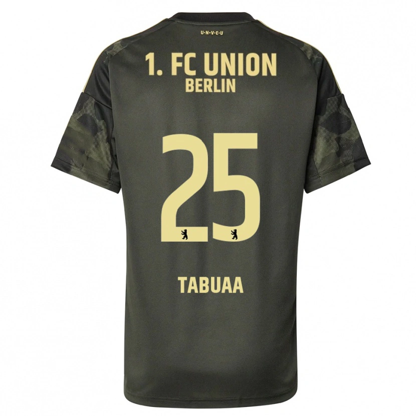 Danxen Mujer Camiseta Stephen Tabuaa #25 Verde Oscuro Negro 2ª Equipación 2025/26 La Camisa México