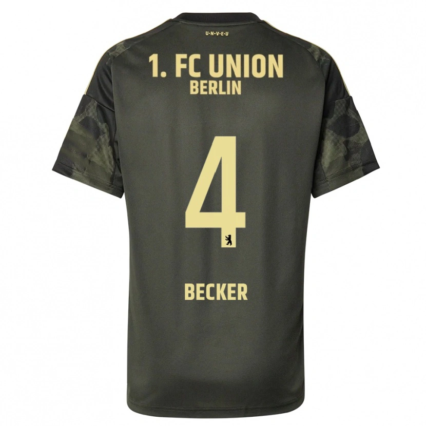 Danxen Mujer Camiseta Marie Becker #4 Verde Oscuro Negro 2ª Equipación 2025/26 La Camisa México