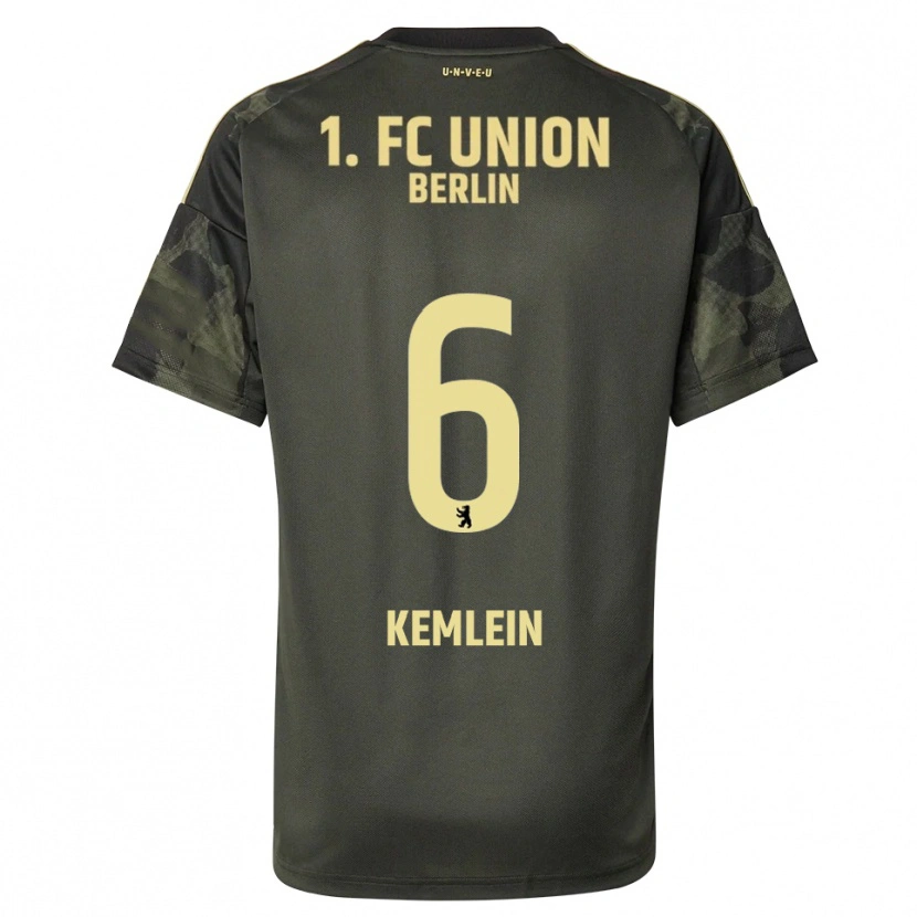 Danxen Mujer Camiseta Aljoscha Kemlein #6 Verde Oscuro Negro 2ª Equipación 2025/26 La Camisa México