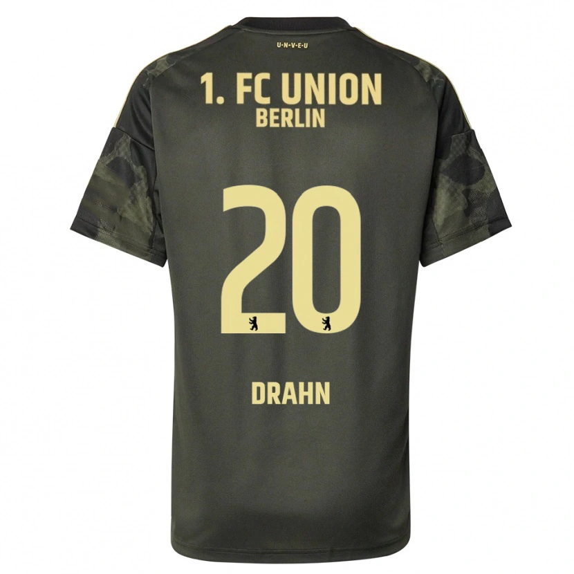 Danxen Mujer Camiseta Mika Drahn #20 Verde Oscuro Negro 2ª Equipación 2025/26 La Camisa México