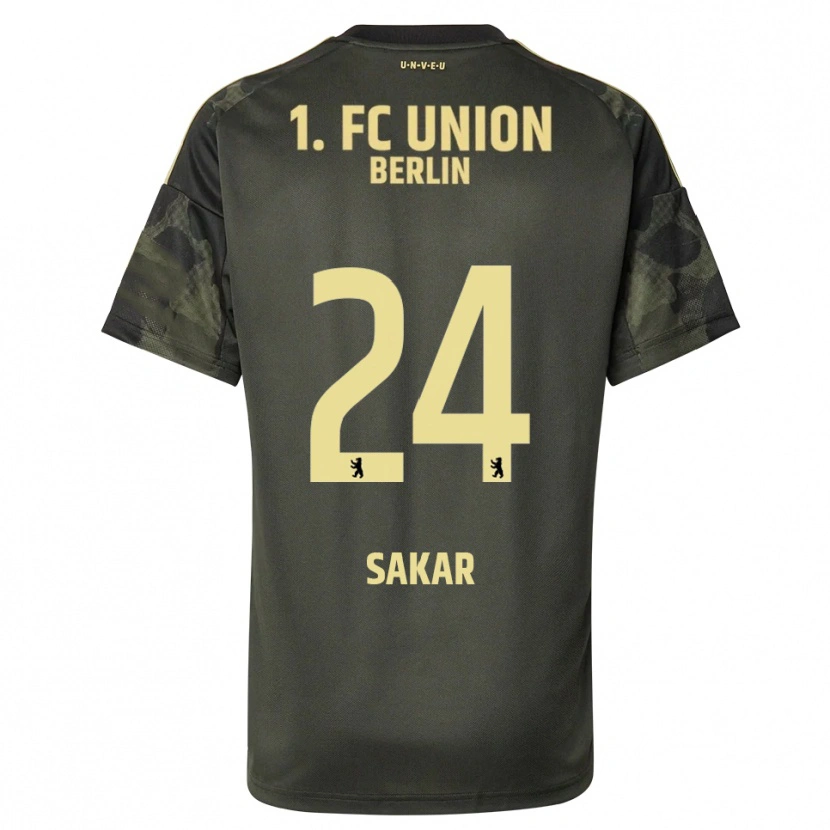 Danxen Mujer Camiseta Fatma Sakar #24 Verde Oscuro Negro 2ª Equipación 2025/26 La Camisa México