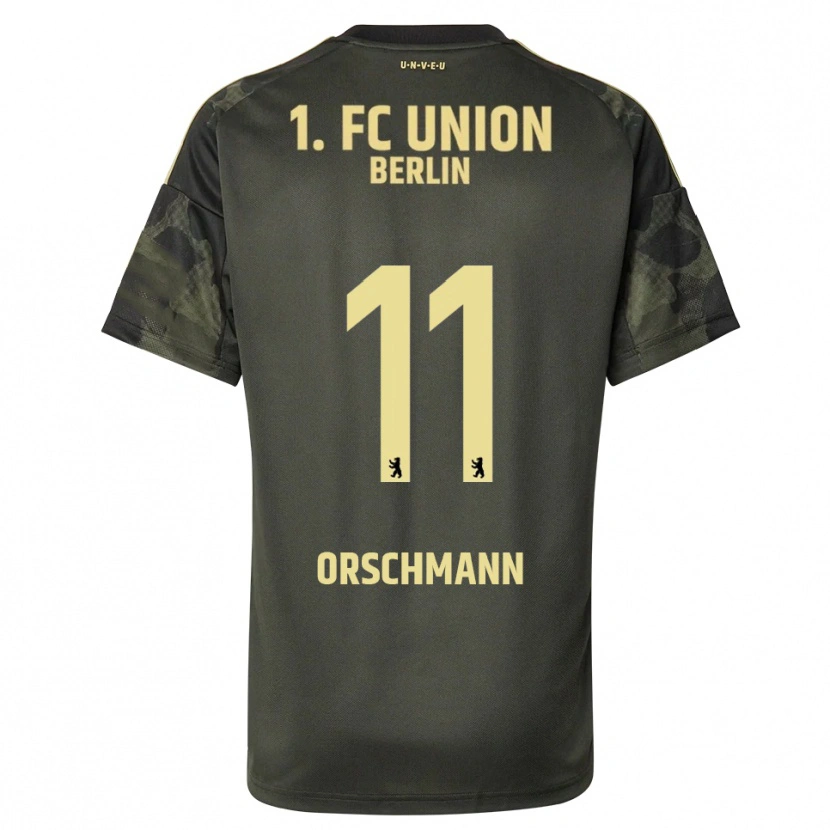 Danxen Mujer Camiseta Dina Orschmann #11 Verde Oscuro Negro 2ª Equipación 2025/26 La Camisa México