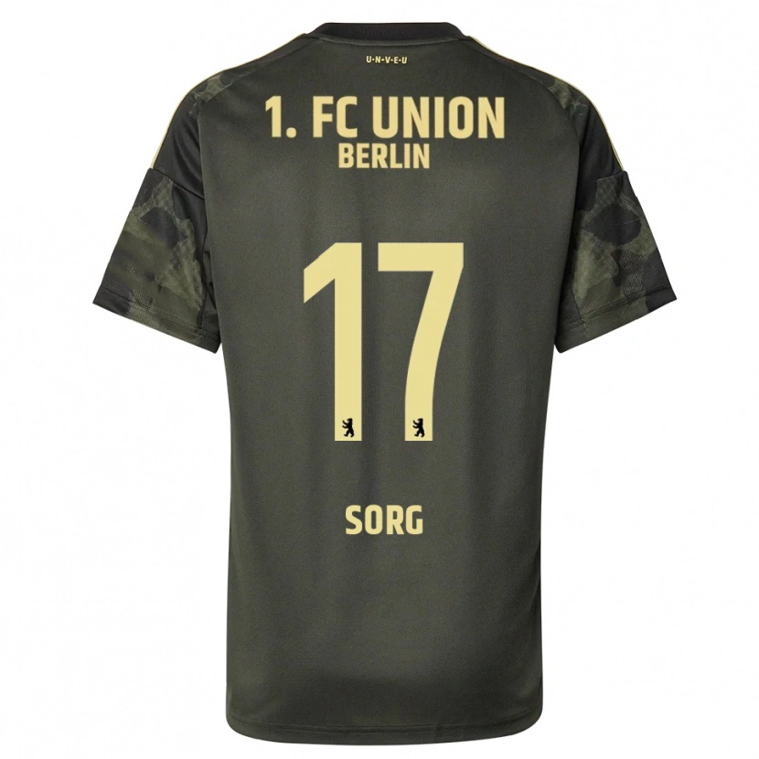 Danxen Mujer Camiseta Leonard Sorg #17 Verde Oscuro Negro 2ª Equipación 2025/26 La Camisa México