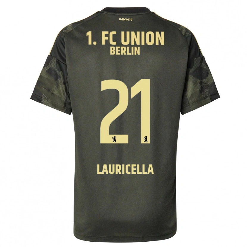 Danxen Mujer Camiseta Guiseppe Lauricella #21 Verde Oscuro Negro 2ª Equipación 2025/26 La Camisa México