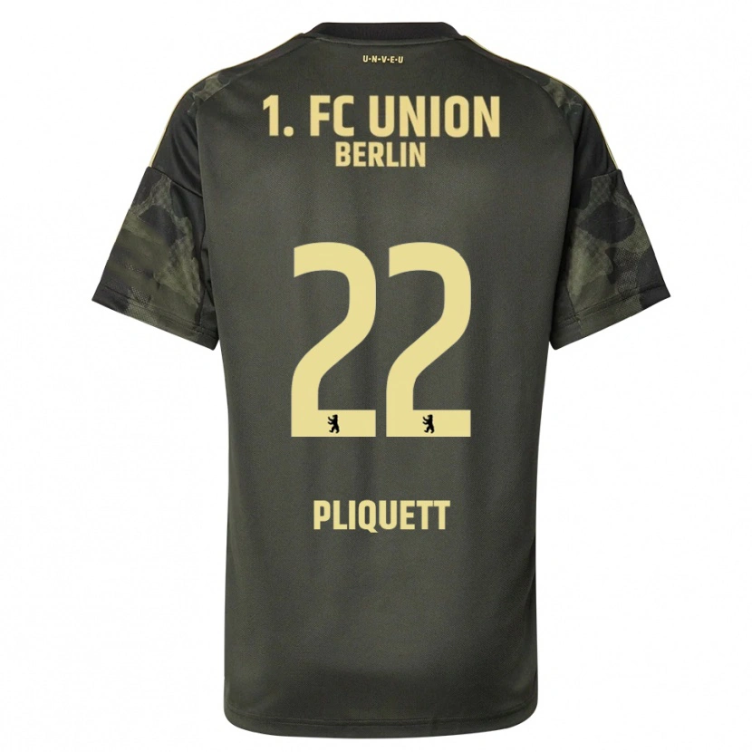 Danxen Mujer Camiseta Bruno Pliquett #22 Verde Oscuro Negro 2ª Equipación 2025/26 La Camisa México