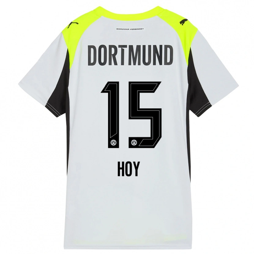 Danxen Mujer Camiseta Justin Hoy #15 Amarillo Fluorescente 2ª Equipación 2025/26 La Camisa México