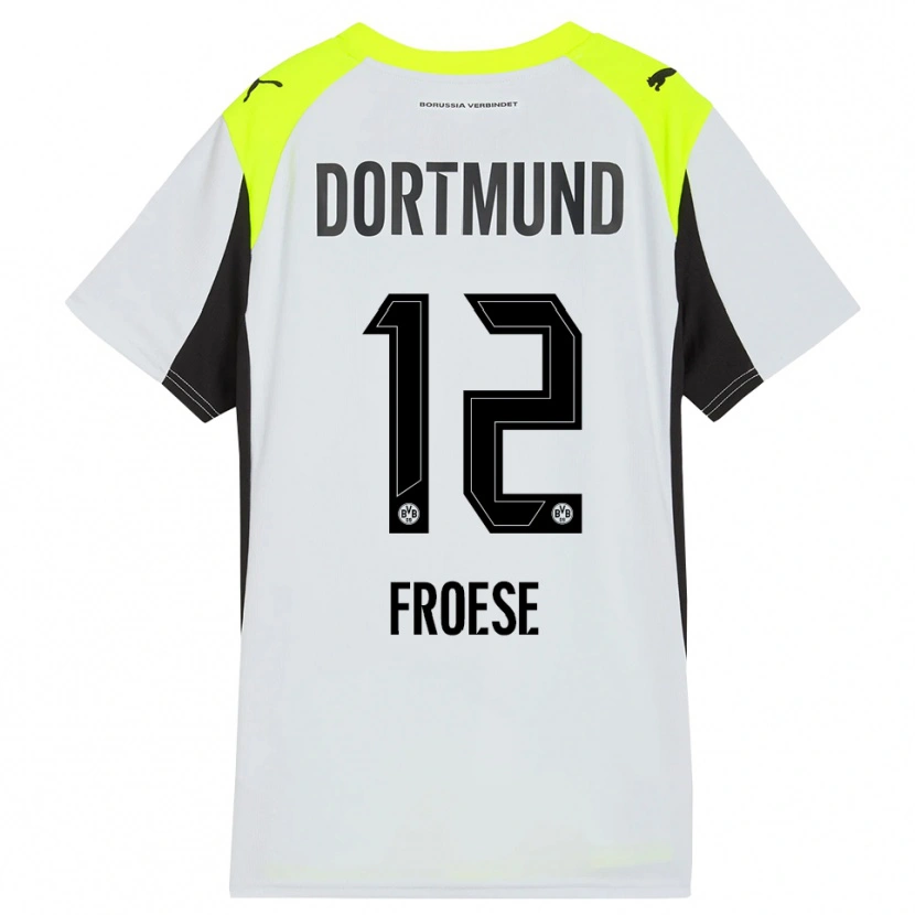 Danxen Mujer Camiseta Julien Froese #12 Amarillo Fluorescente 2ª Equipación 2025/26 La Camisa México