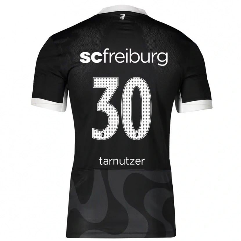 Danxen Mujer Camiseta Rouven Tarnutzer #30 Negro Blanco 2ª Equipación 2025/26 La Camisa México