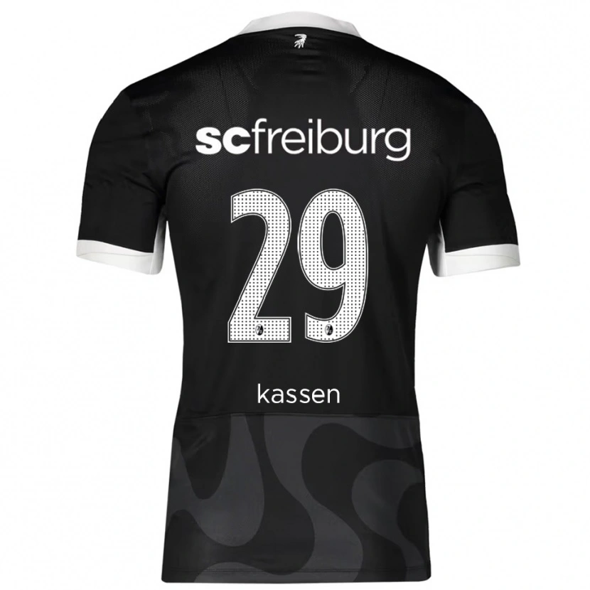 Danxen Mujer Camiseta Julia Kassen #29 Negro Blanco 2ª Equipación 2025/26 La Camisa México