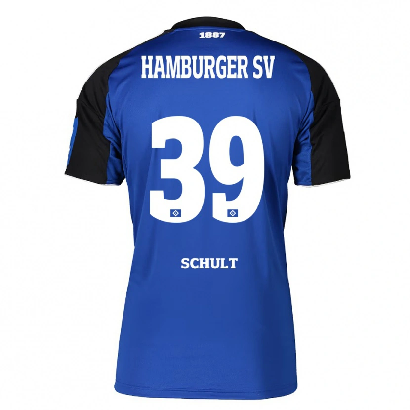 Danxen Mujer Camiseta Almuth Schult #39 Azul Negro 2ª Equipación 2025/26 La Camisa México