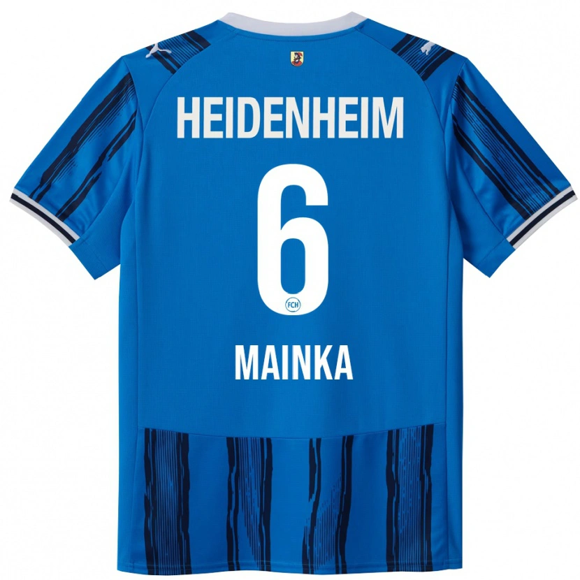 Danxen Mujer Camiseta Patrick Mainka #6 Azul Marino 2ª Equipación 2025/26 La Camisa México