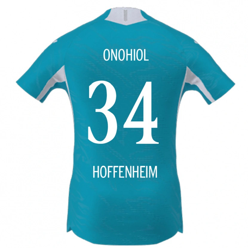 Danxen Mujer Camiseta Yannick Onohiol #34 Azul Cielo 2ª Equipación 2025/26 La Camisa México