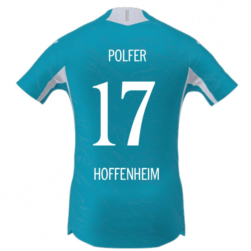 Danxen Mujer Camiseta Jona Polfer #17 Azul Cielo 2ª Equipación 2025/26 La Camisa México