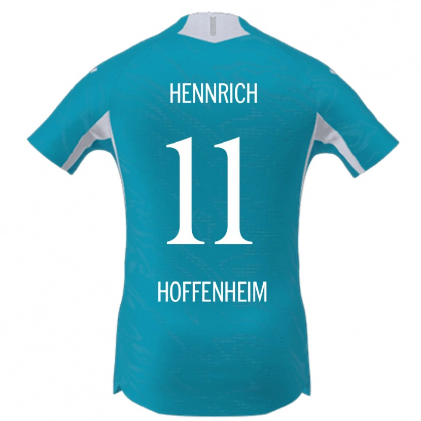Danxen Mujer Camiseta Paul Hennrich #11 Azul Cielo 2ª Equipación 2025/26 La Camisa México