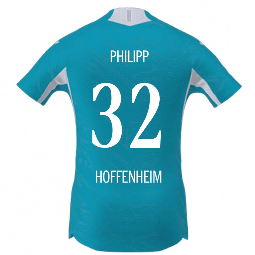 Danxen Mujer Camiseta Tim Philipp #32 Azul Cielo 2ª Equipación 2025/26 La Camisa México