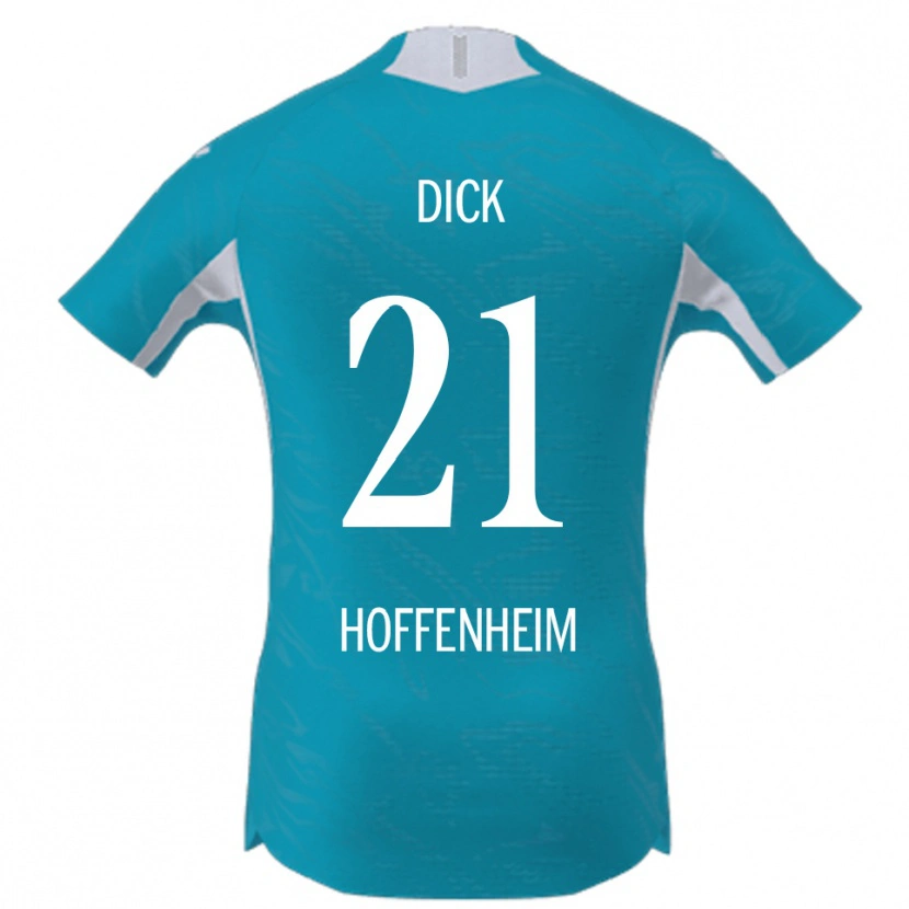 Danxen Mujer Camiseta Laura Dick #21 Azul Cielo 2ª Equipación 2025/26 La Camisa México
