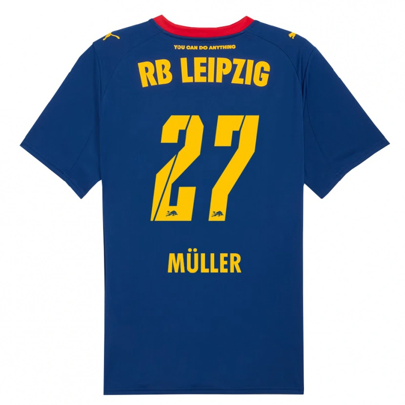 Danxen Mujer Camiseta Marlene Müller #27 Marino Rojo 2ª Equipación 2025/26 La Camisa México