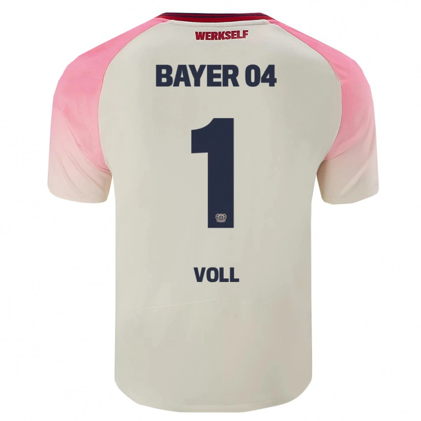 Danxen Mujer Camiseta Charlotte Voll #1 Rosa Blanquecino 2ª Equipación 2025/26 La Camisa México