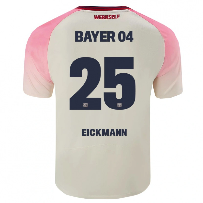 Danxen Mujer Camiseta Mia Eickmann #25 Rosa Blanquecino 2ª Equipación 2025/26 La Camisa México