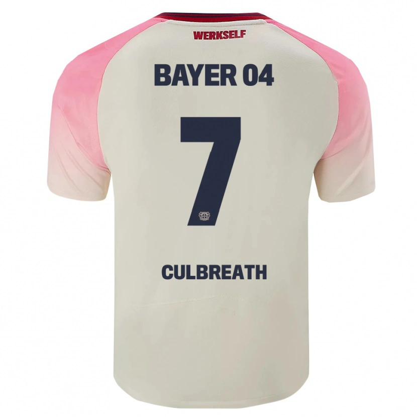 Danxen Mujer Camiseta Montrell Culbreath #7 Rosa Blanquecino 2ª Equipación 2025/26 La Camisa México