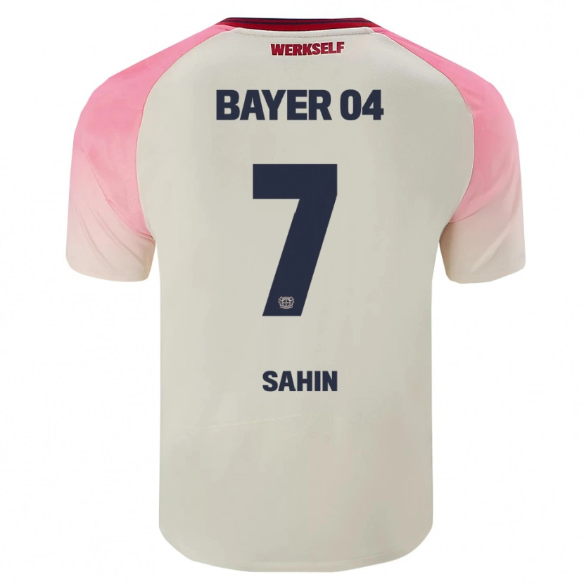 Danxen Mujer Camiseta Batuhan Sahin #7 Rosa Blanquecino 2ª Equipación 2025/26 La Camisa México