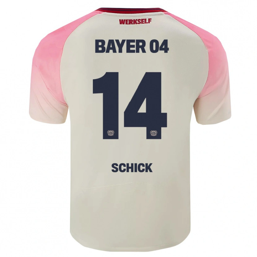 Danxen Mujer Camiseta Patrik Schick #14 Rosa Blanquecino 2ª Equipación 2025/26 La Camisa México