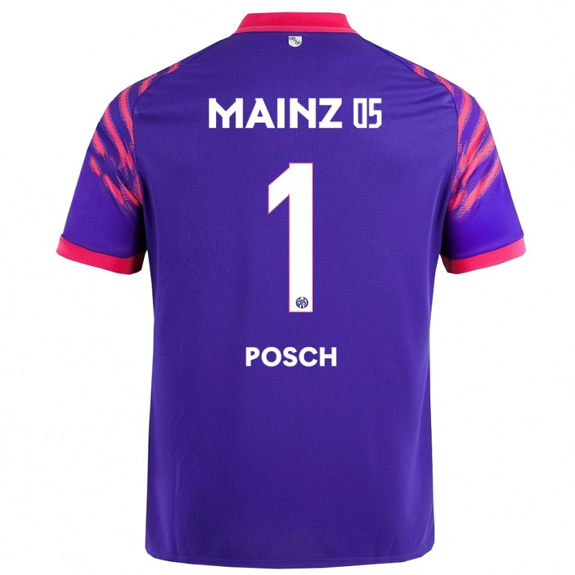 Danxen Mujer Camiseta Daniel Posch #1 Marino Rosa 2ª Equipación 2025/26 La Camisa México